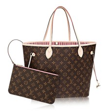 Louis Vuitton M50366 Neverfull MM ramenní taška s monogramem, plátěná