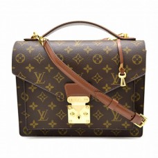 Louis Vuitton M51185 Monceau Crossbody kabelka Monogram Canvas