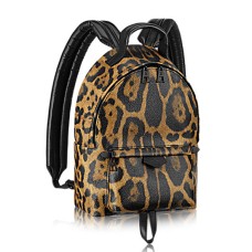 Plátěný batoh Louis Vuitton M52020 Palm Springs s potiskem divokých zvířat.