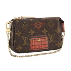 Louis Vuitton M60417 Mini Pouch Příslušenství Truhly a zámek Monogram Canvas