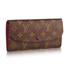 Peněženka Louis Vuitton M60697 Emilie s monogramem a plátěným potiskem