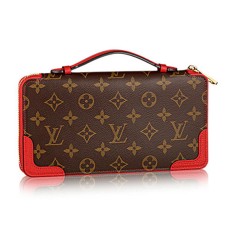 Peněženka Louis Vuitton M60699 s monogramem a plátěným organizérem