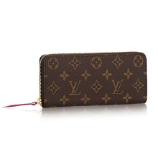 Peněženka Louis Vuitton M60742 Clemence s monogramem a plátěným vzorem