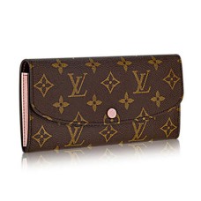 Peněženka Louis Vuitton M61447 Emilie s monogramem a plátěným potiskem