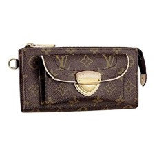Peněženka Louis Vuitton M61781 Astrid s monogramem a plátěným vzorem
