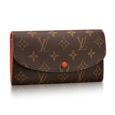 Peněženka Louis Vuitton M62011 Emilie s monogramem a plátěným potiskem