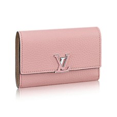 Kompaktní peněženka Louis Vuitton Capucines M62156 Taurillon z kůže