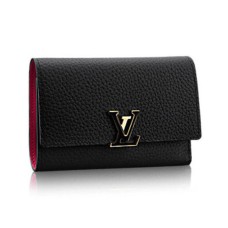 Louis Vuitton M62157 Capucines kompaktní peněženka Taurillon kůže