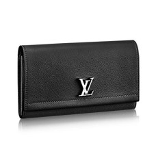 Peněženka Louis Vuitton M62329 Lockme II Taurillon Kůže