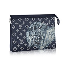 Plátno s monogramem Louis Vuitton M66639 Pochette Voyage MM