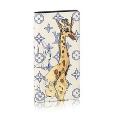 Peněženka Louis Vuitton M66933 Brazza s monogramem a plátnem