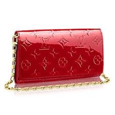 Louis Vuitton M90206 Řetízková peněženka Monogram Vernis