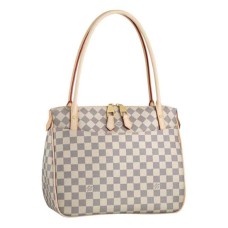 Louis Vuitton N41176 Figheri PM taška přes rameno Damier Azur Canvas