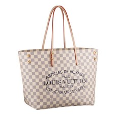 Louis Vuitton N41375 Cabas MM taška přes rameno Damier Azur Canvas
