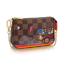 Louis Vuitton N41426 Mini Pochette Příslušenství Evasion Damier Ebene Canvas