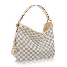 Louis Vuitton N41462 Nádherná PM Hobo taška Damier Blue Canvas