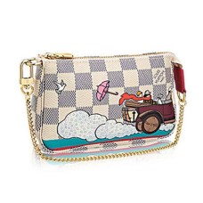 Louis Vuitton N41463 Mini Pochette Příslušenství Evasion Damier Azur Canvas