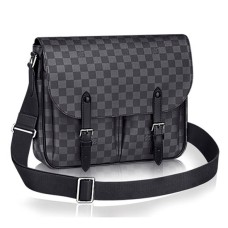 Louis Vuitton N41500 Christopher kabelka přes rameno Damier Graphite Canvas