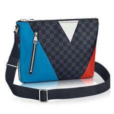 Louis Vuitton N41639 Mick PM Regatta taška přes rameno Damier Cobalt Canvas