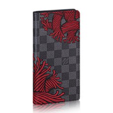 Peněženka Louis Vuitton N41676 Brazza Damier Graphite Canvas