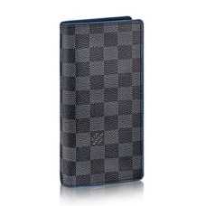 Louis Vuitton N41688 Brazza peněženka Damier Graphite Canvas