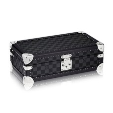Pouzdro na hodinky Louis Vuitton N48194 na 8 hodinek, pevné, plátěné, Damier Graphite.