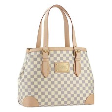 Louis Vuitton N51206 Hampstead MM ramenní taška Damier Azur Canvas