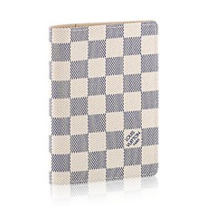 Louis Vuitton N60032 Obal na pas Damier Azur Canvas