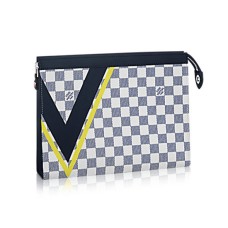 Cestovní taška Louis Vuitton Damier Azur N60049 z plátna MM