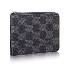 Kompaktní peněženka Louis Vuitton N61258 Zippy Damier Graphite Canvas