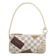 Plátěné pouzdro Louis Vuitton N63078 Milla MM Damier Azur