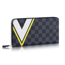 Louis Vuitton N64014 Zippy organizér Damier Cobalt Canvas